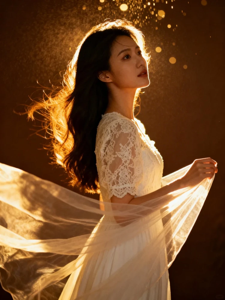 逆光电影感人像写真