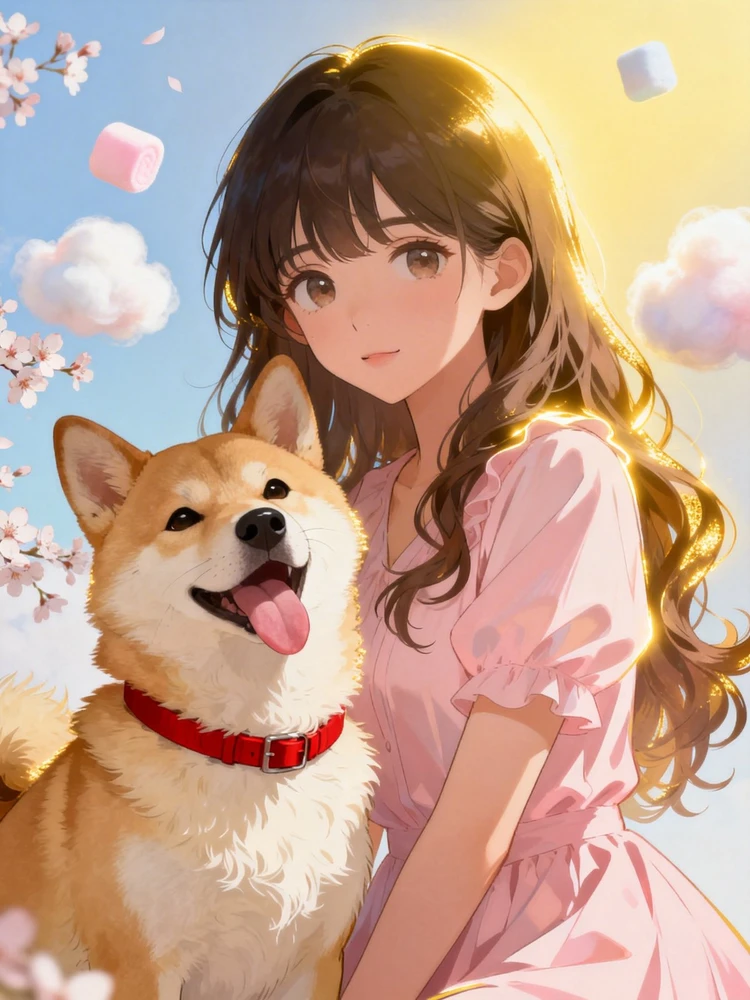 治愈系萌宠卡通插画