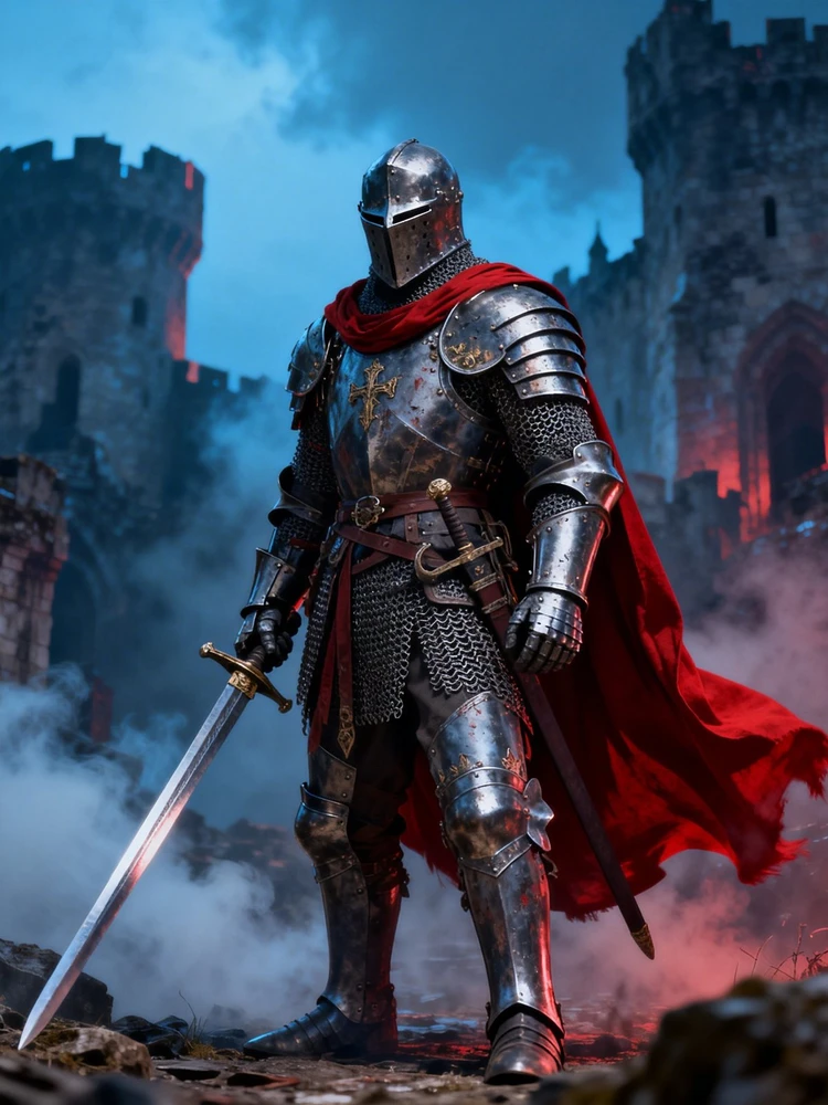 中世纪骑士CG角色大片