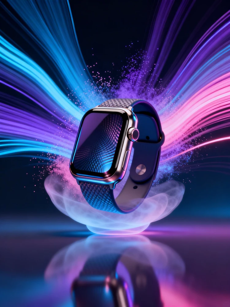 霓虹悬浮产品海报