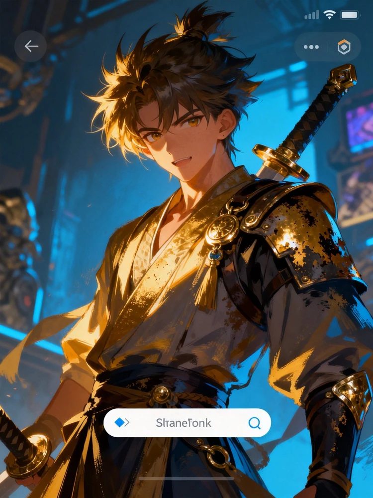 二次元厚涂角色插画