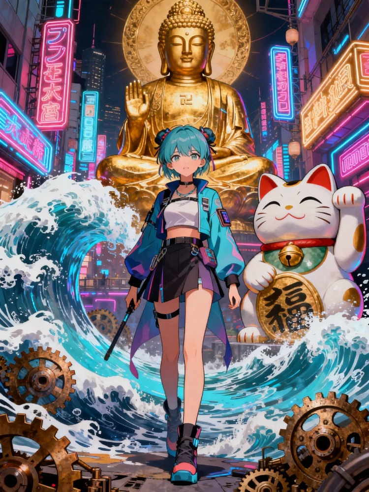 赛博东方动漫奇境写真