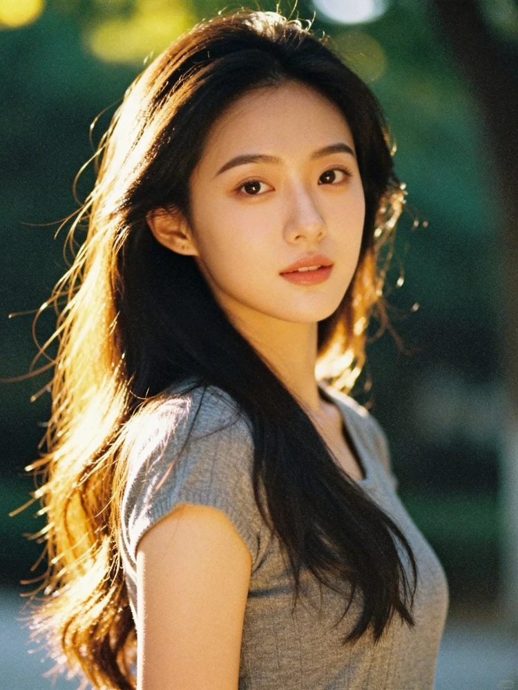 复古数码机直出人像