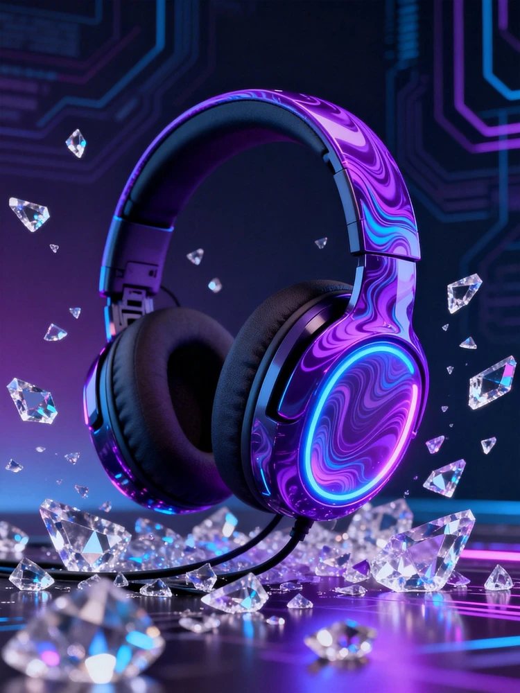 赛博霓虹产品破界海报