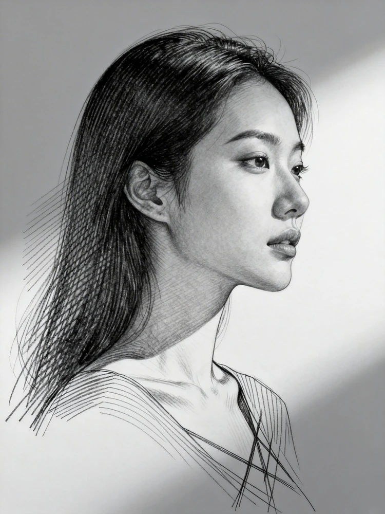 照片变极简钢笔线描画