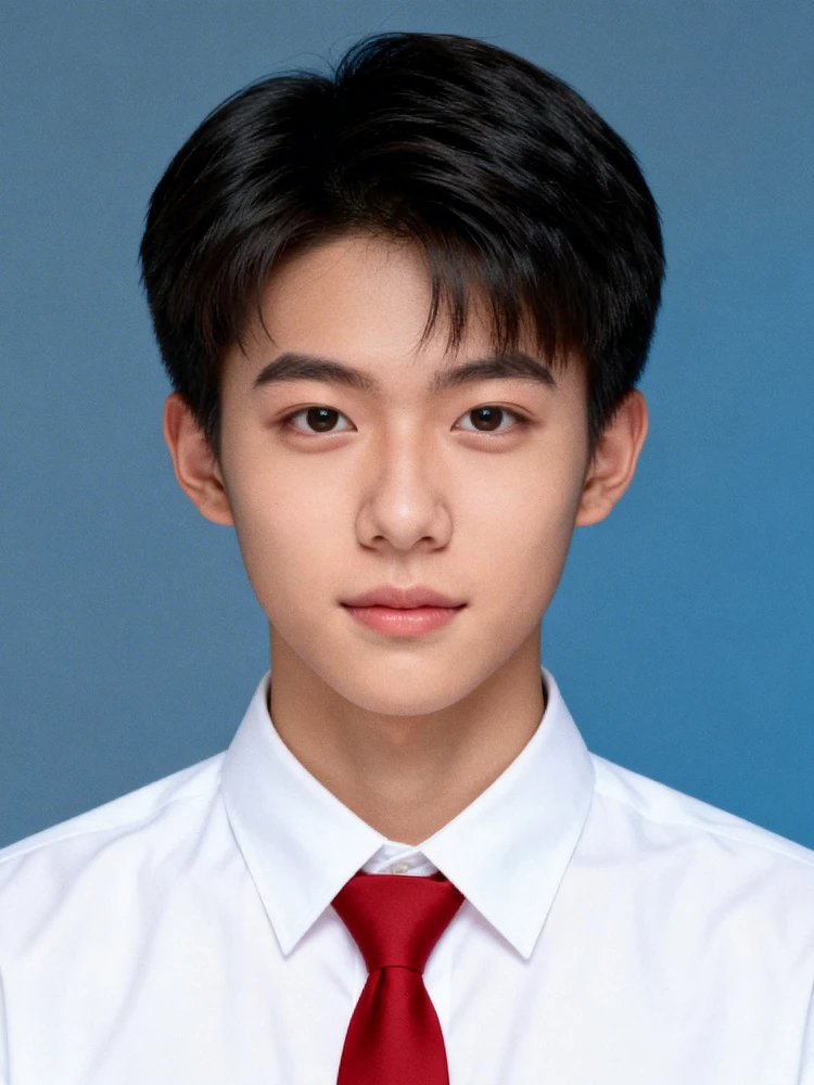 学生风标准证件照