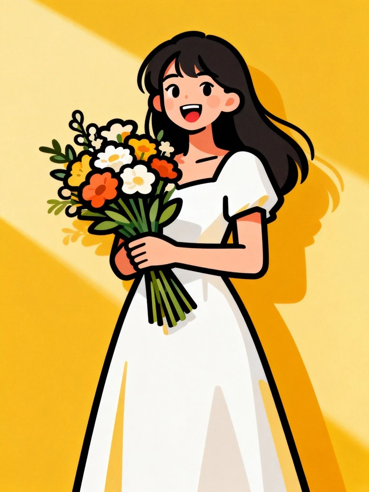 照片一键变卡通扁平插画