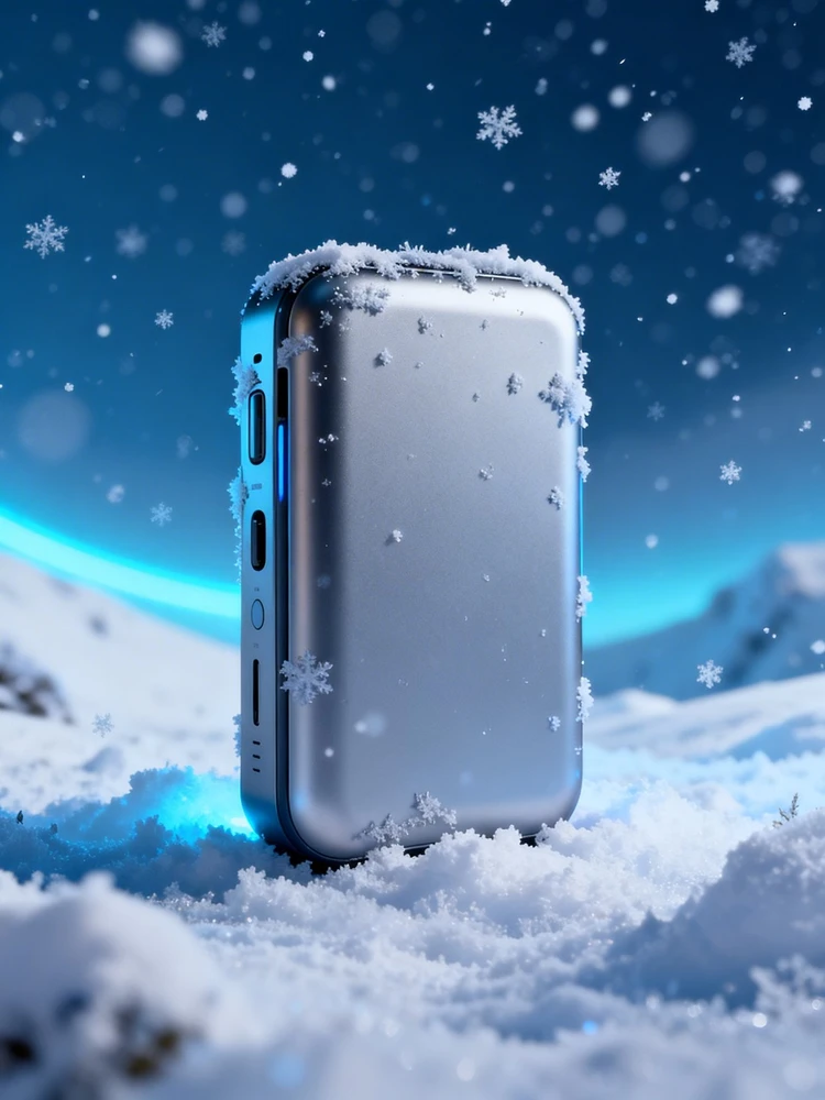 冰雪电影感产品海报