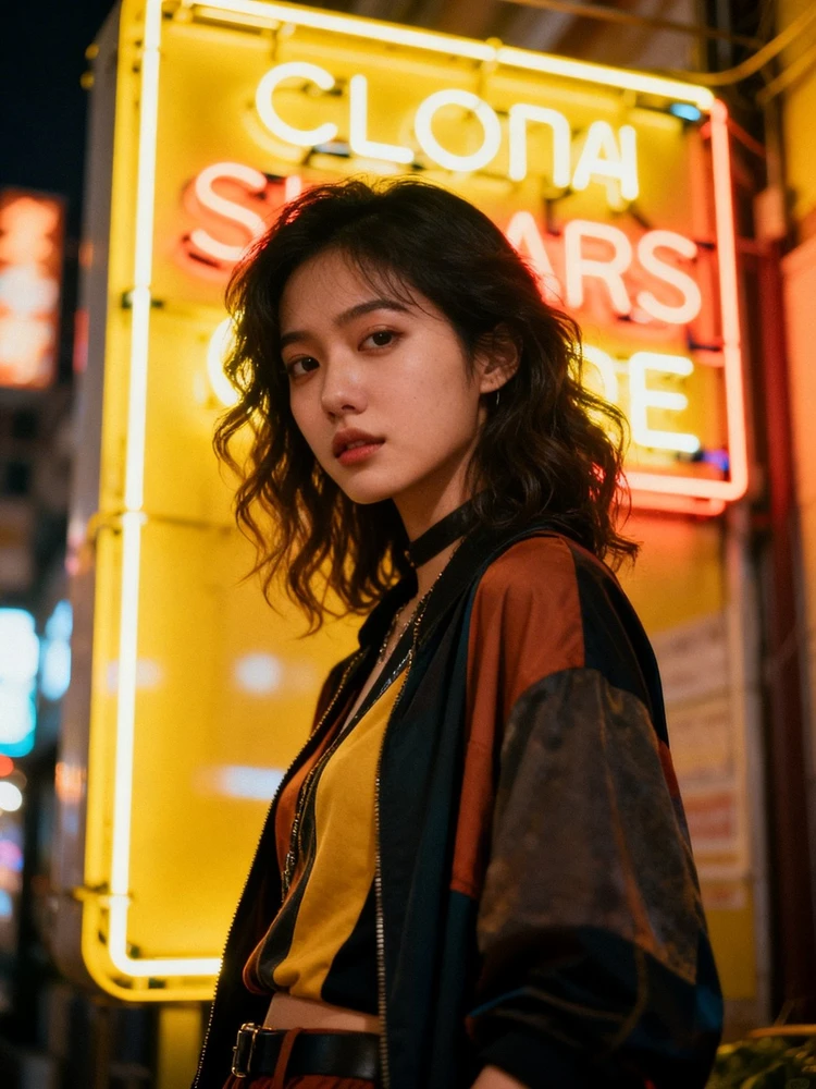 复古胶片感潮流写真