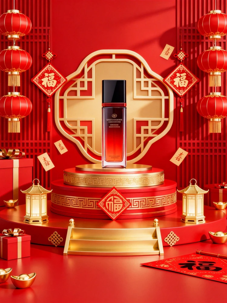 新春产品陈列海报