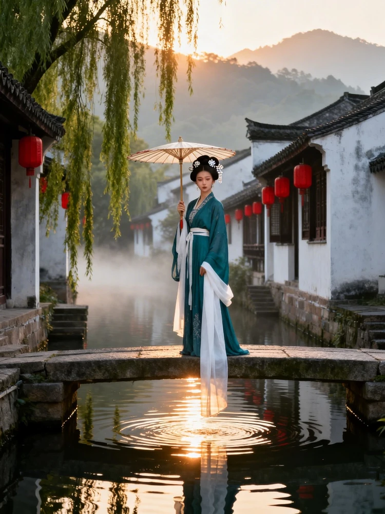 江南汉服古风写真