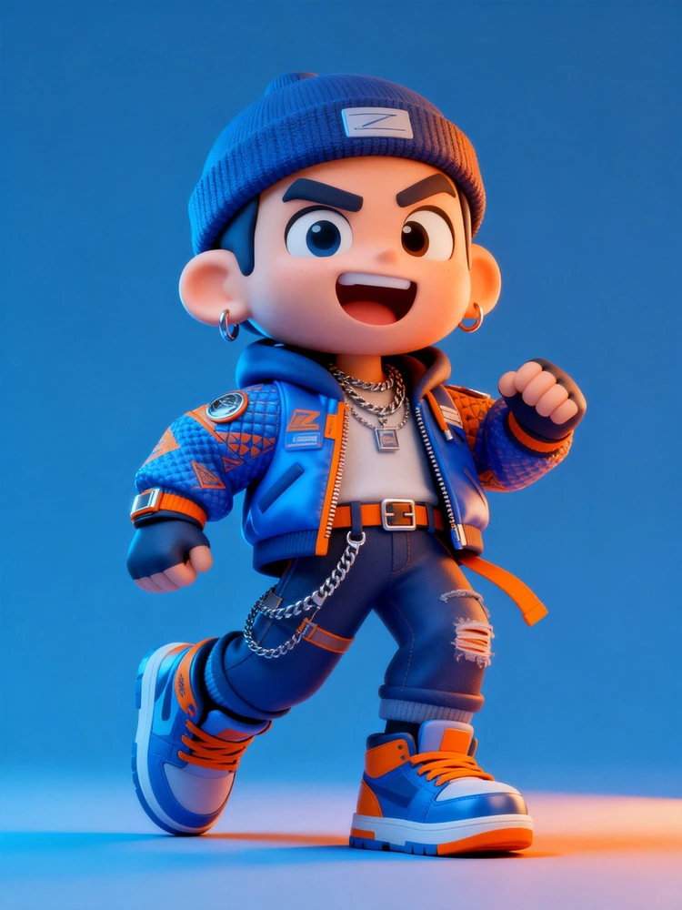 3D夸张卡通角色生成