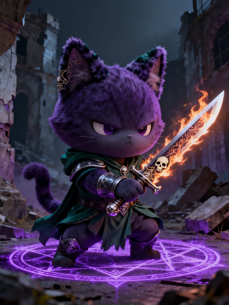 Q版暗黑猫耳战士