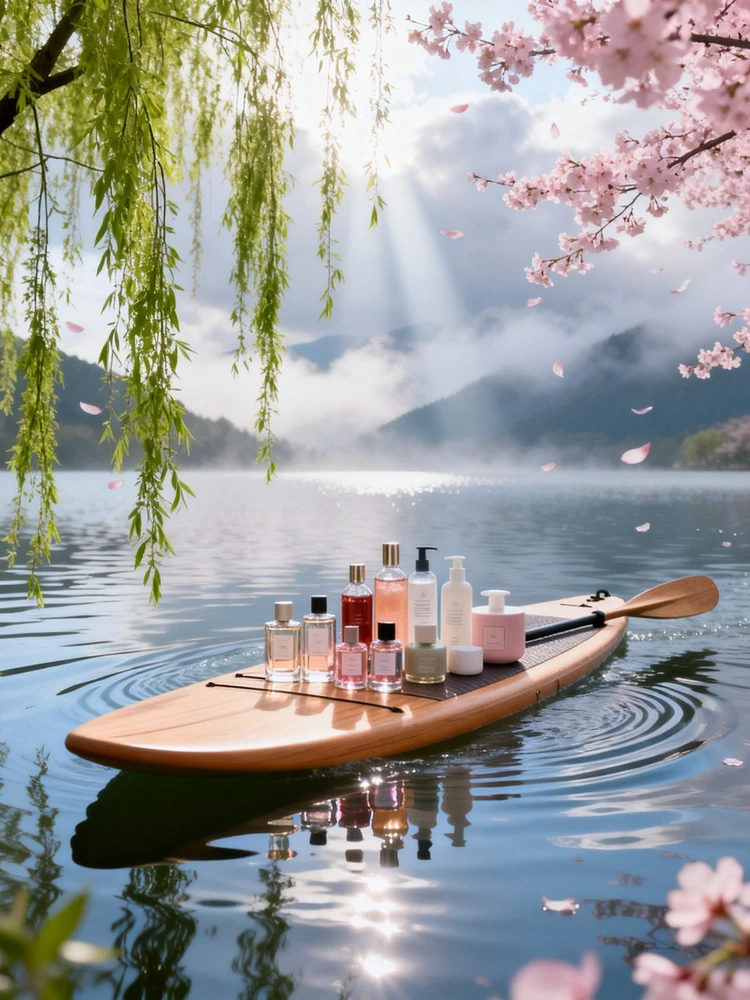 春日湖畔桨板产品大片