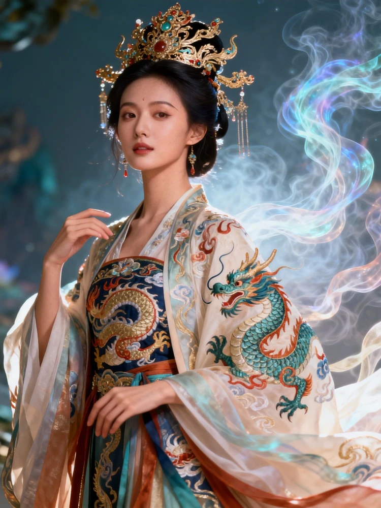 国风神话女帝角色写真