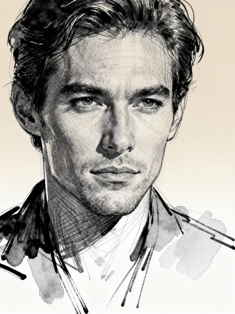 照片一键变简笔人像画