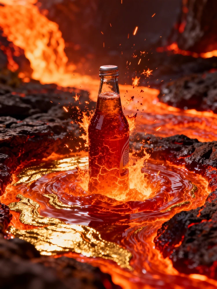 岩浆爆燃产品海报