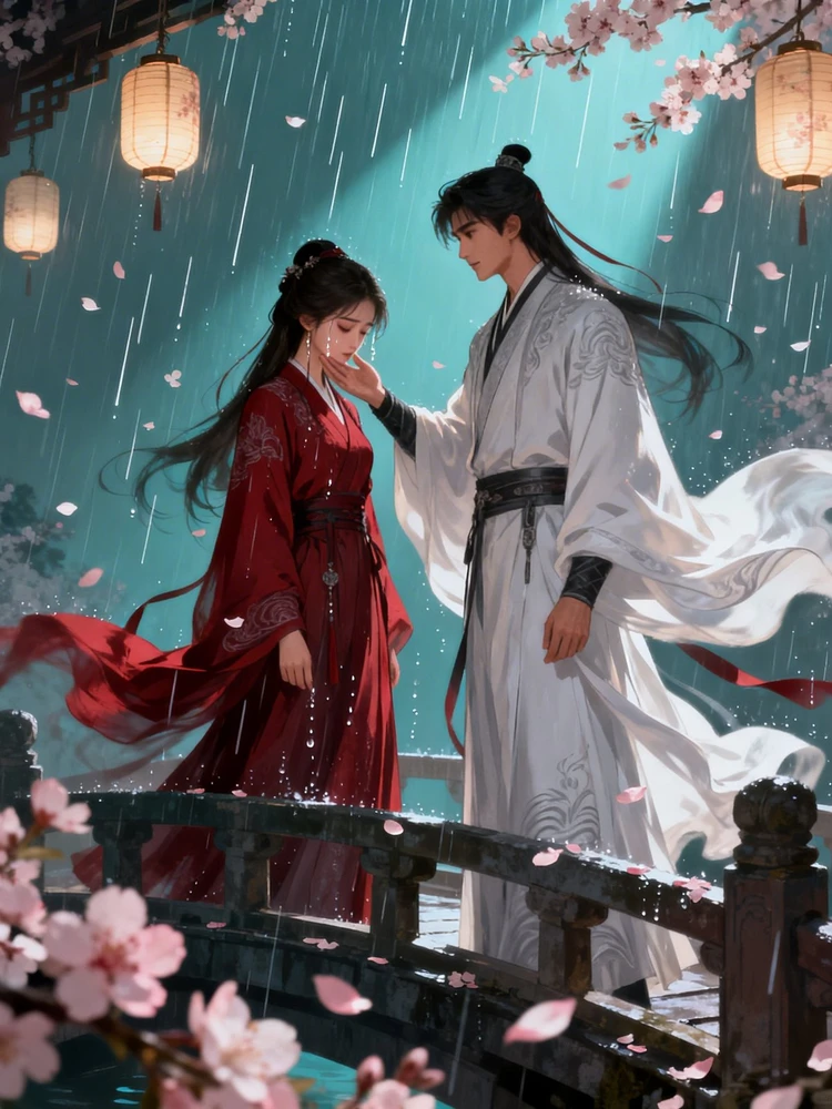 古风虐恋剧情插画