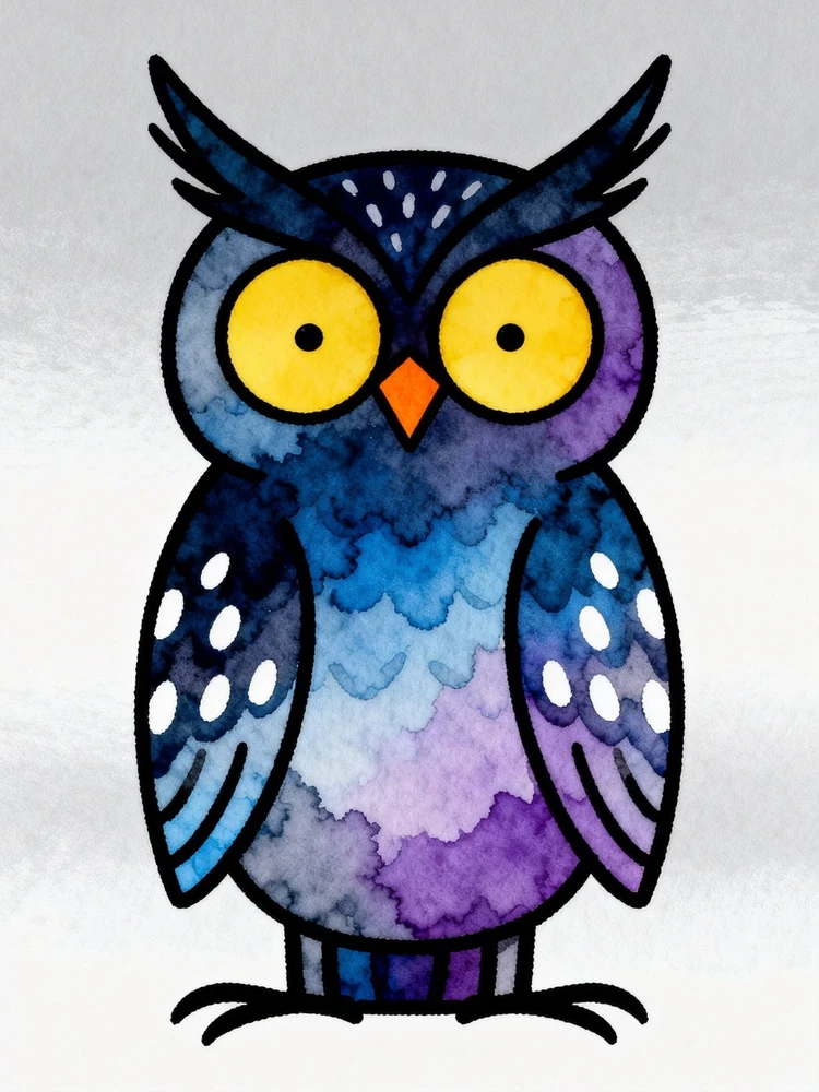 手绘涂鸦怪趣插画