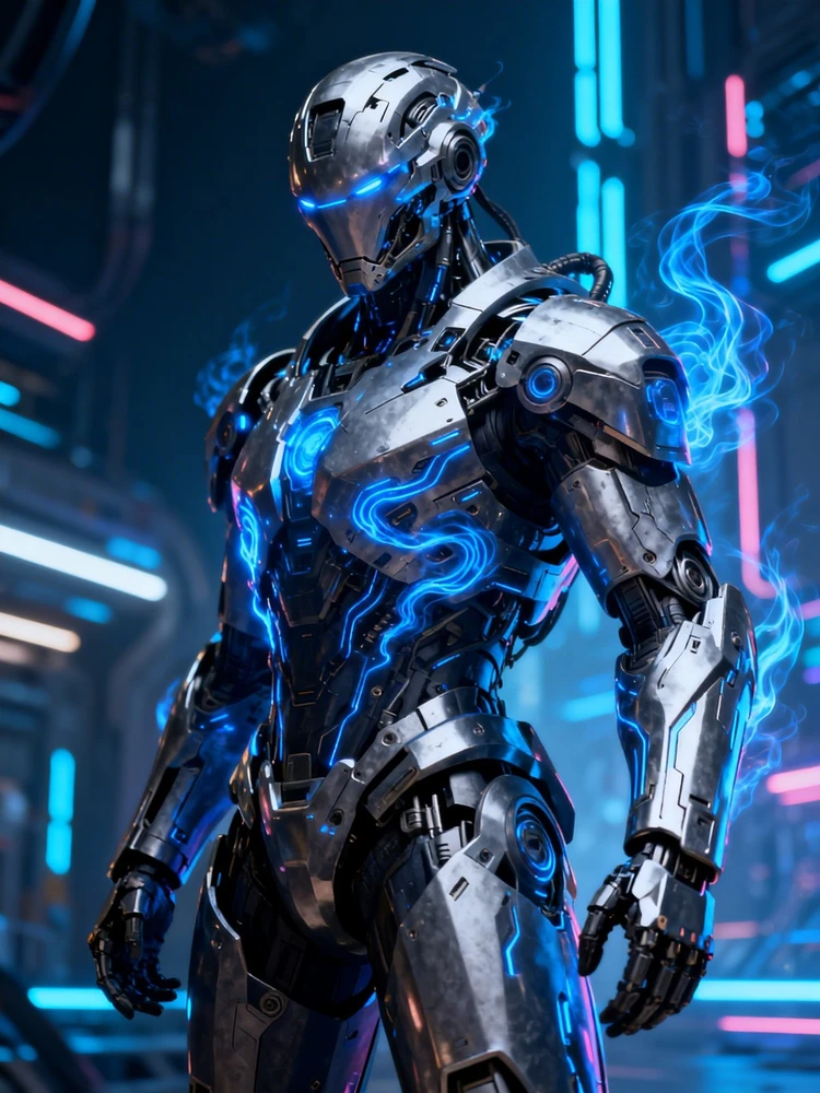 赛博机甲主角照