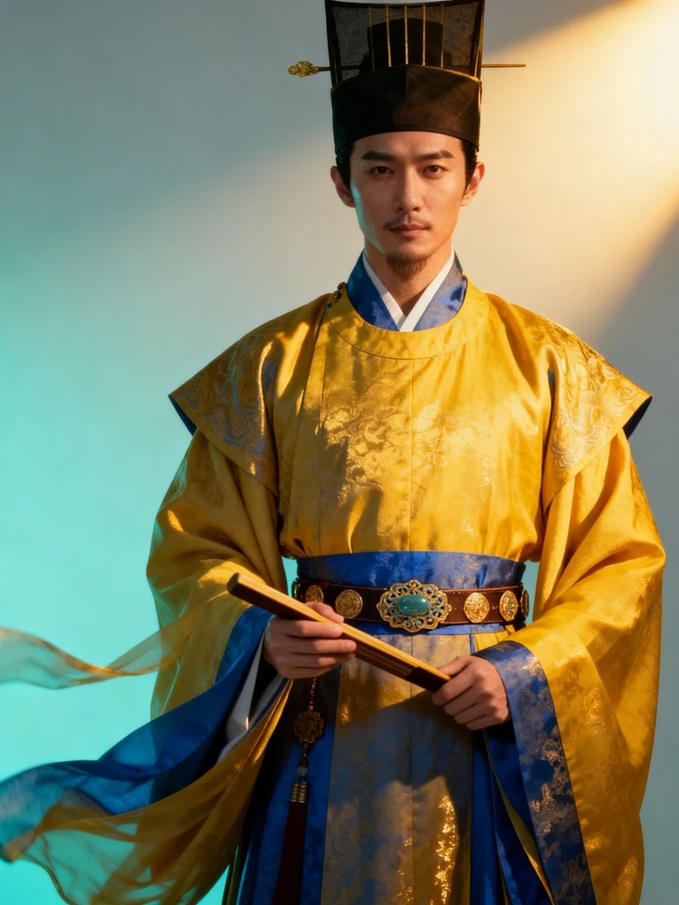 明代朝臣古装写真