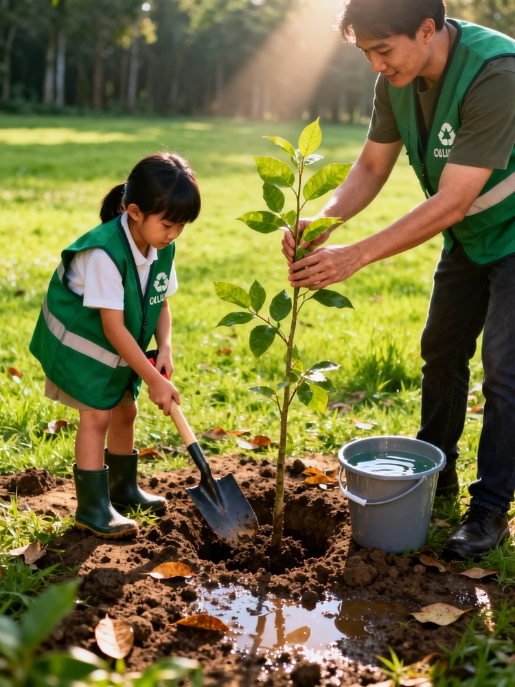植树节环保主题海报