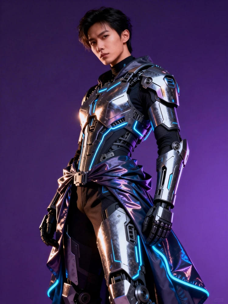 机甲潮酷人物变身照