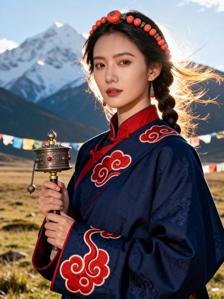 藏族风民族写真换装