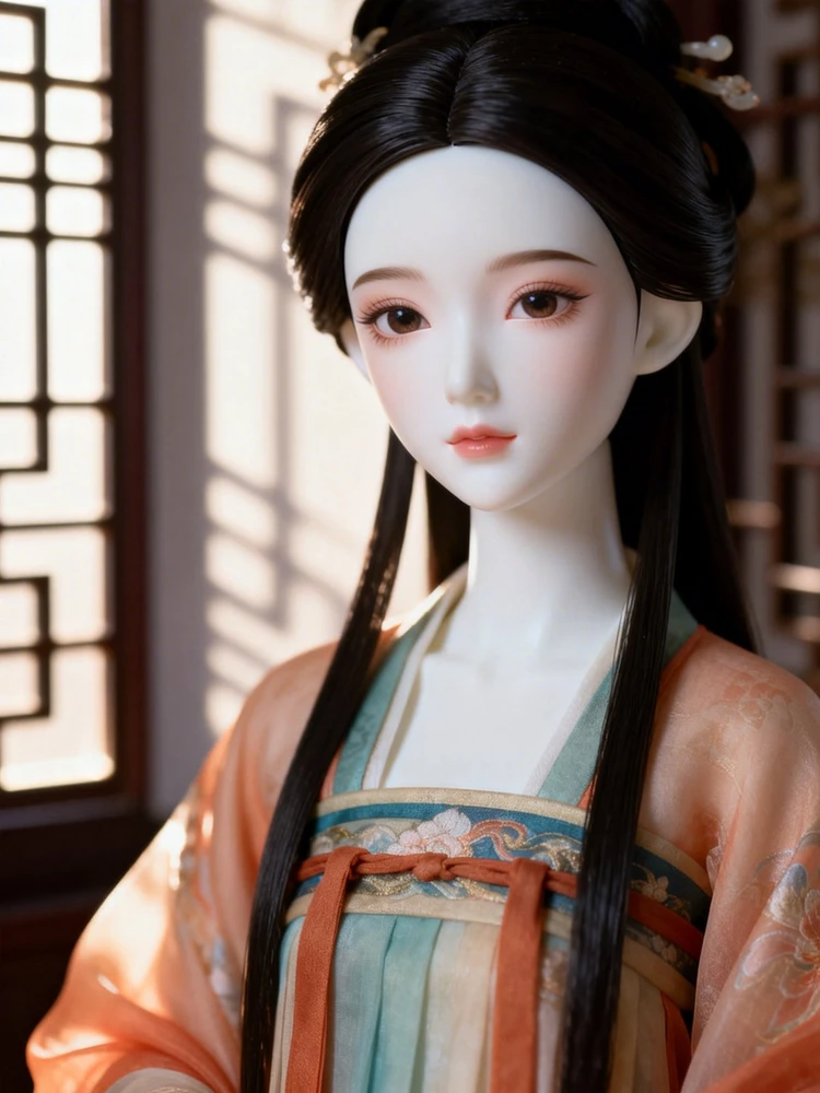 古风人像CG雕塑写真