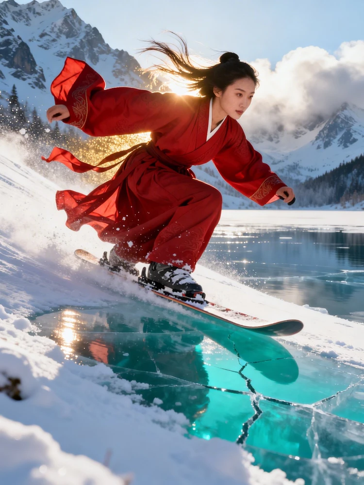 雪山国风速降大片