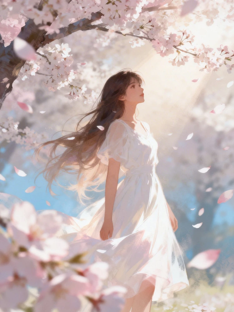 梦幻弥散感插画生成