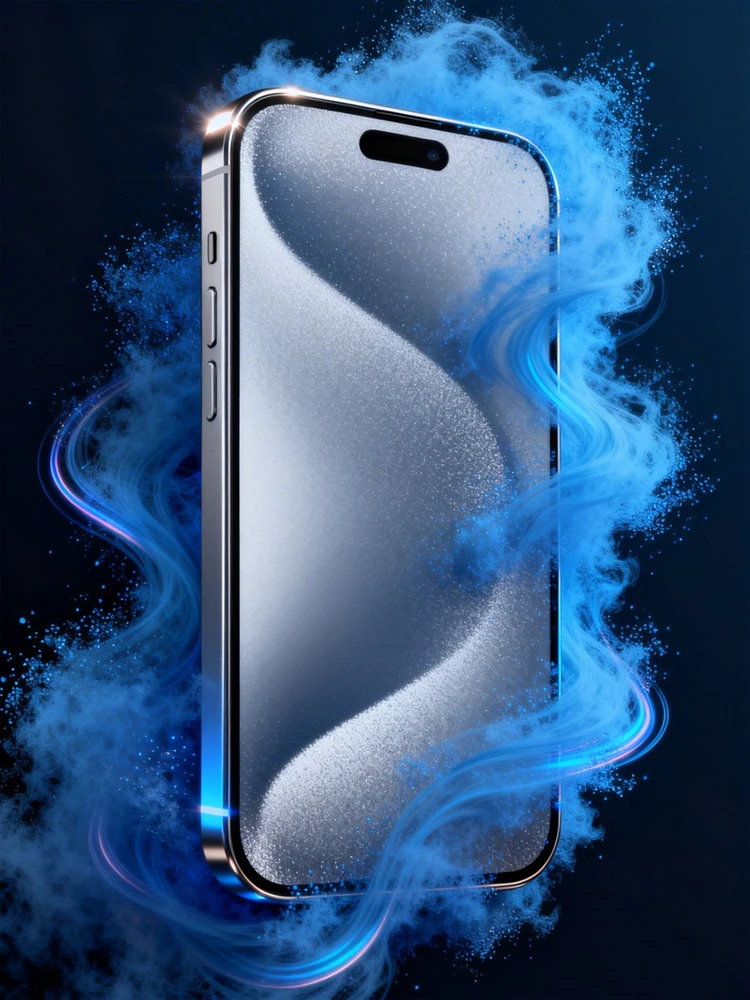 蓝光粒子科技产品海报