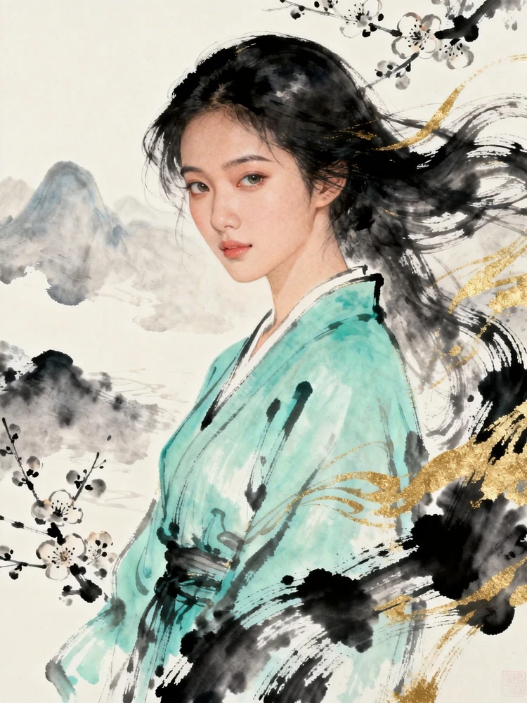 照片一键转水墨艺术画