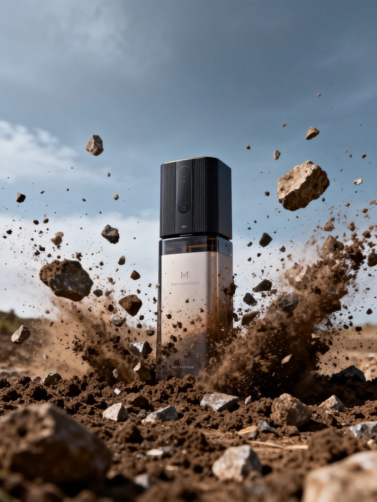 产品爆裂沙尘冲击海报