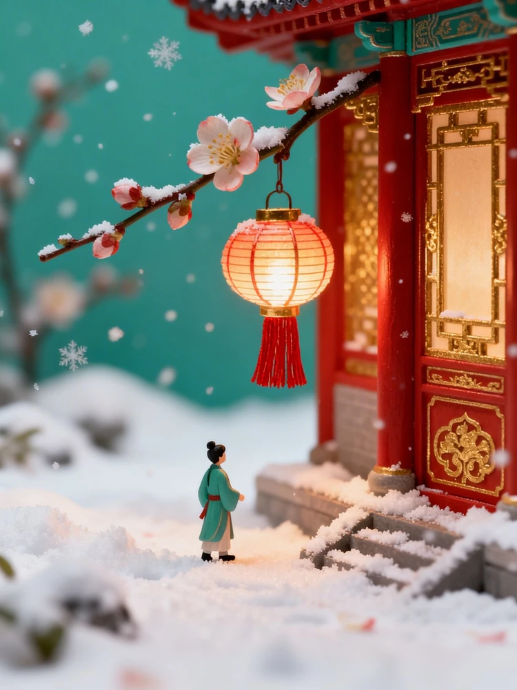 微缩国风雪景生成器