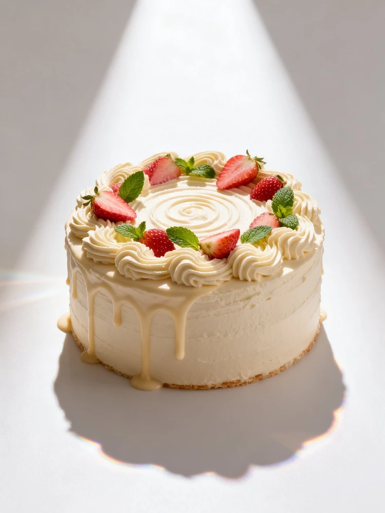 甜品店高级感美食写真