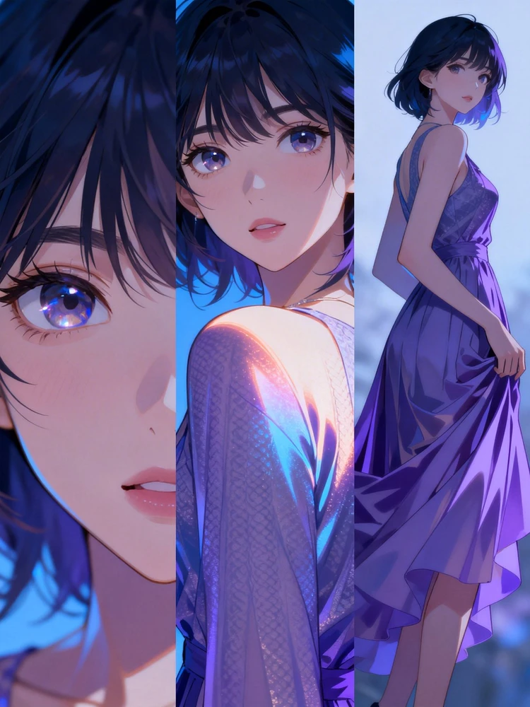 二次元角色分屏写真