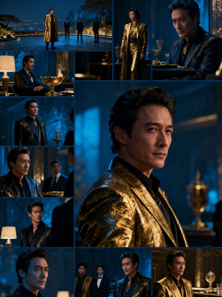 多机位电影分镜九宫格