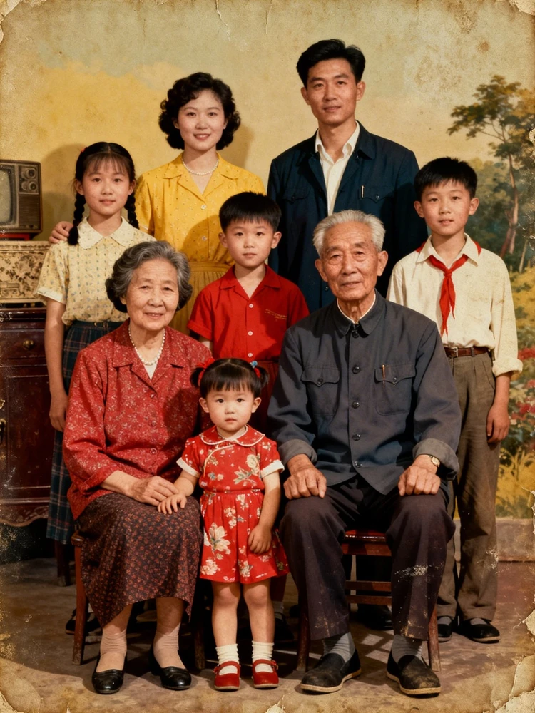 老照片焕新上色