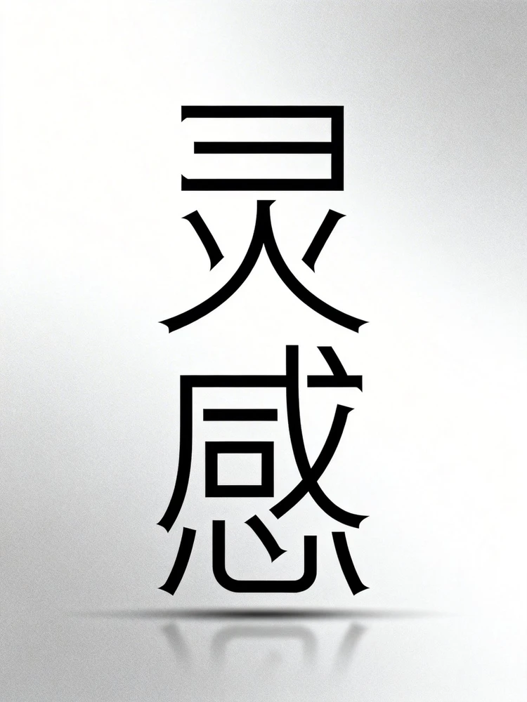 极简线条艺术字生成