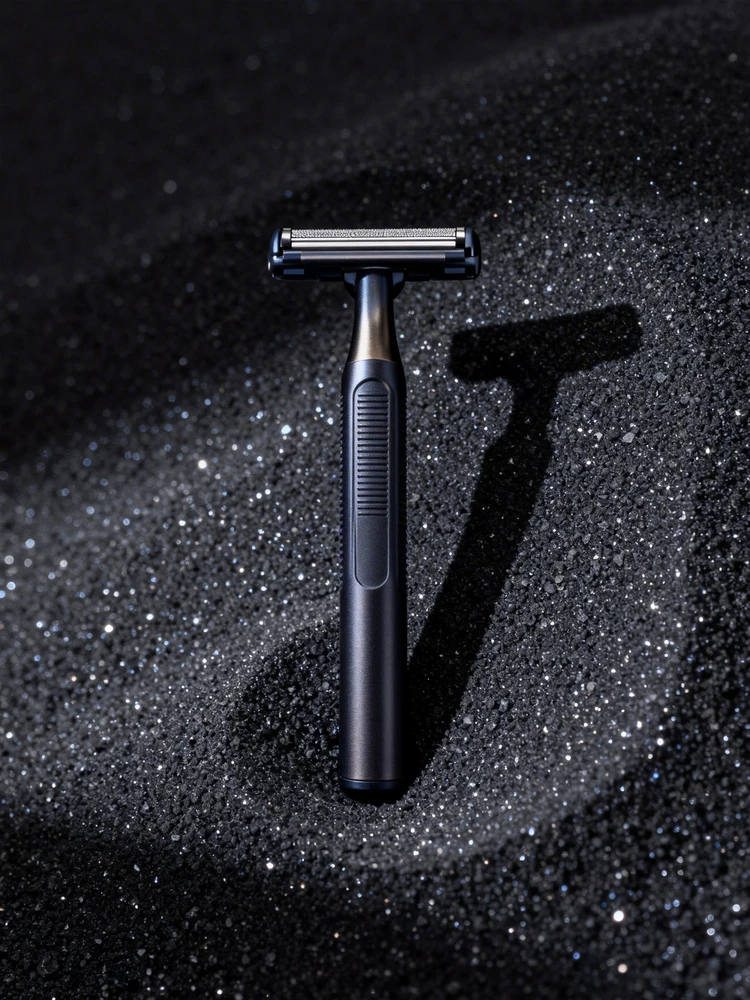 黑砂高级质感商品海报