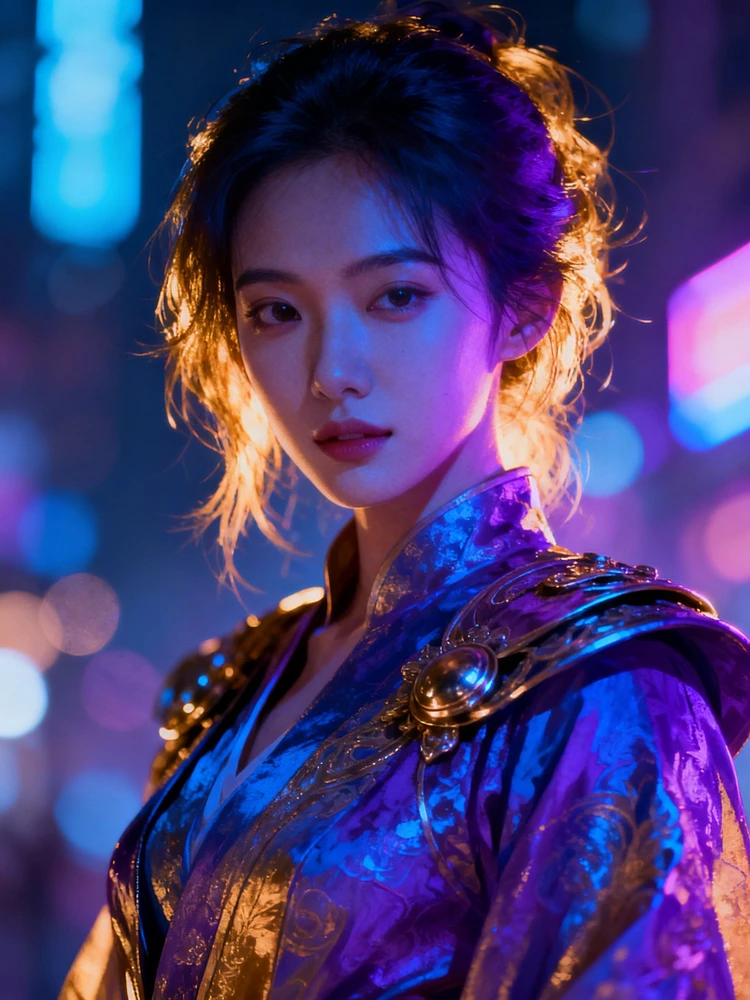 多光源氛围插画重绘