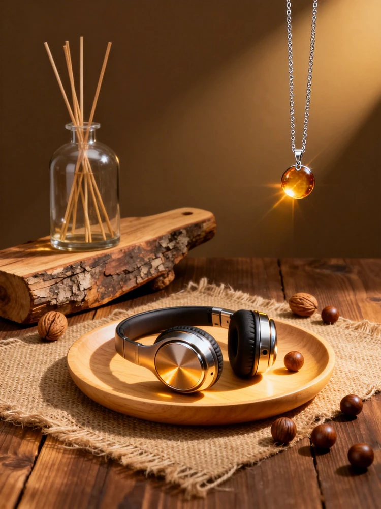 原木复古商品氛围图