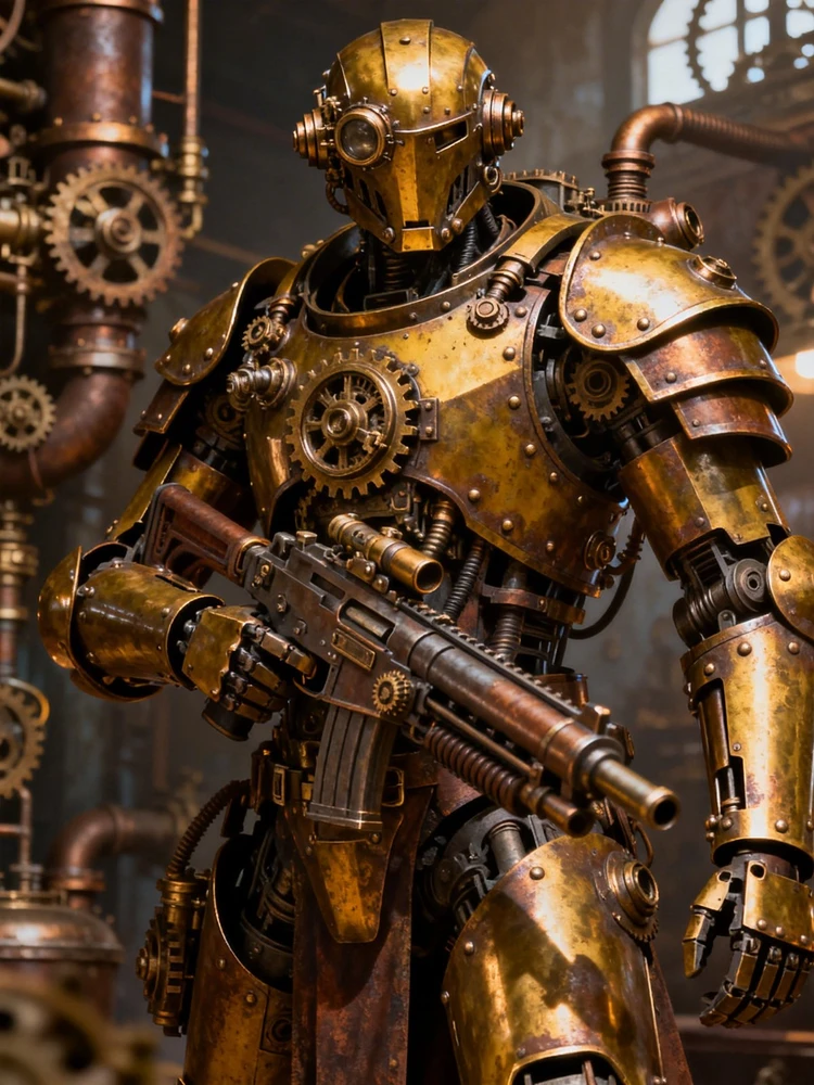 蒸汽朋克机甲生物改造