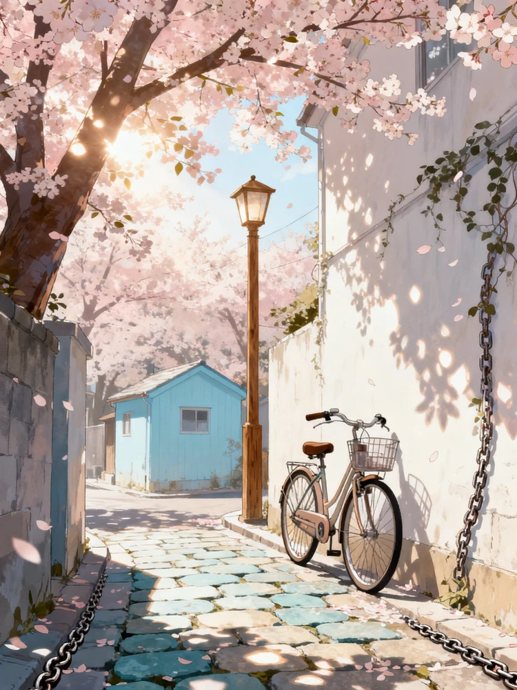 治愈系青春动漫插画