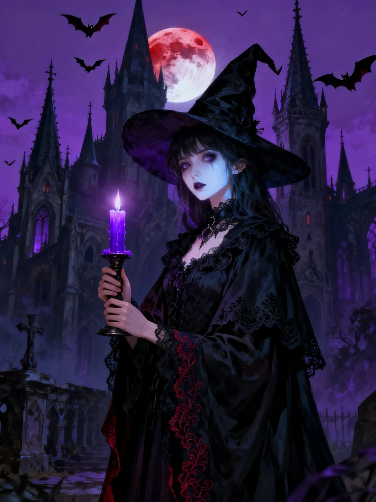 暗黑奇境哥特插画