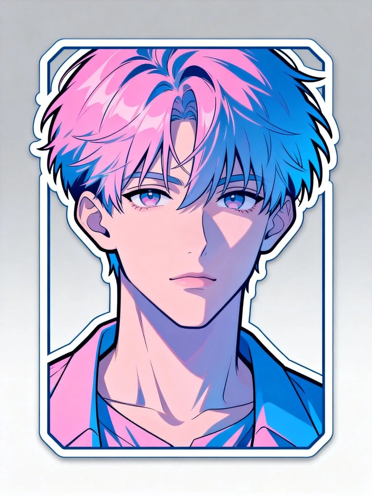 照片变二次元描边卡贴