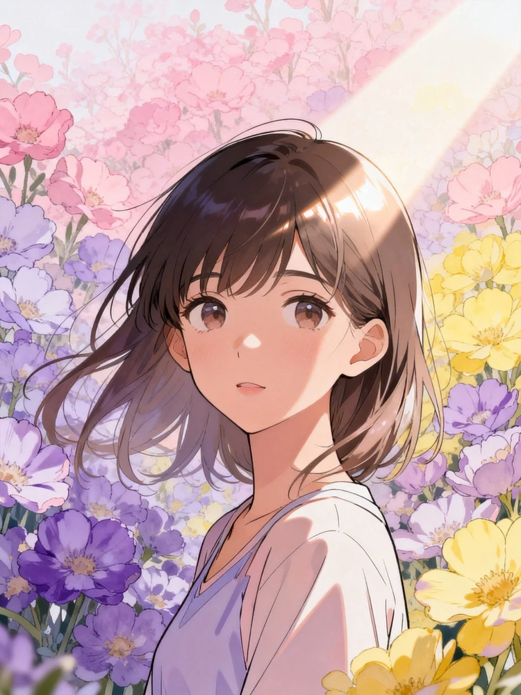 人像转清新日系动漫插画