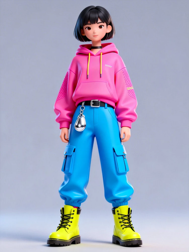 潮玩3D人偶改造