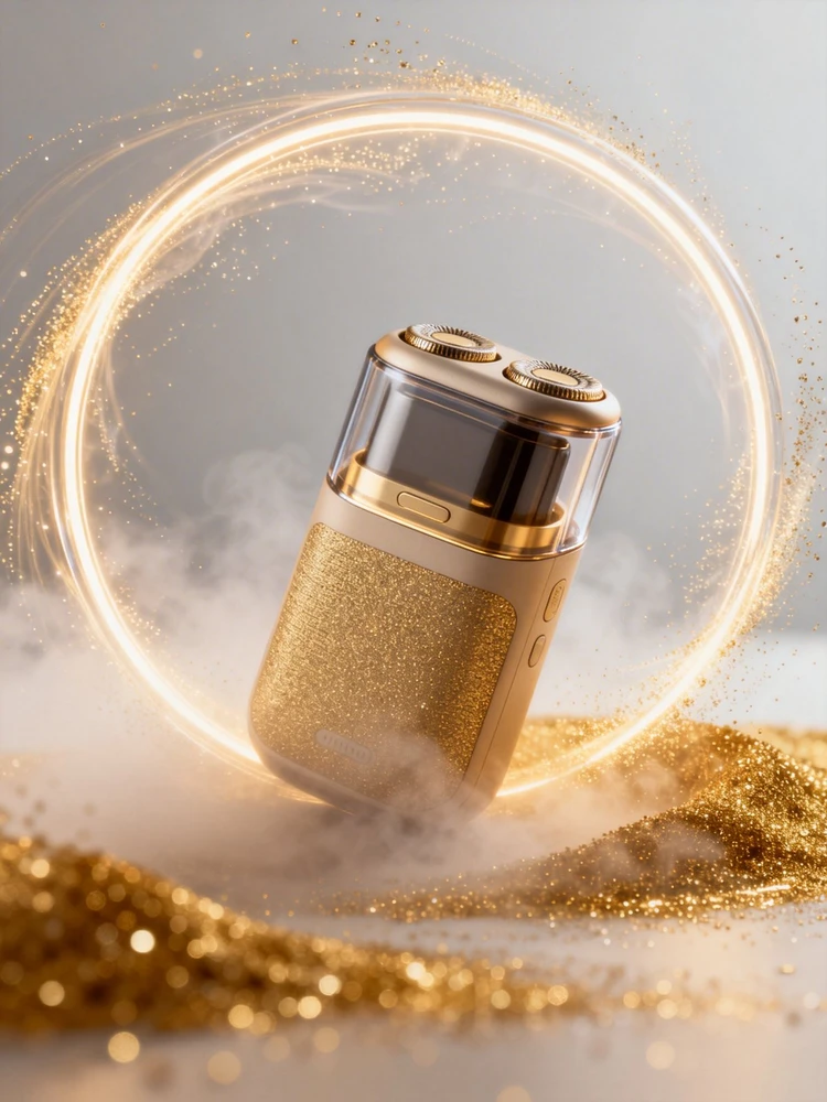 鎏金粒子高端产品海报